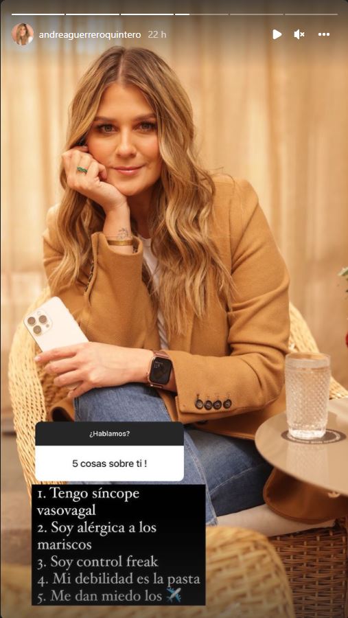 La 'extraña' enfermedad que padece Andrea Guerrero 3 La 'extraña' enfermedad que padece Andrea Guerrero A la presentadora Andrea Guerrero la vemos ahora, de nuevo, en Win Sports, luego de su salida de ESPN. Allí es usual verla opinar sobre fútbol, pero lo que pocos saben son detalles de su vida personal. Sin embargo, ella misma decidió revelar algunos datos.