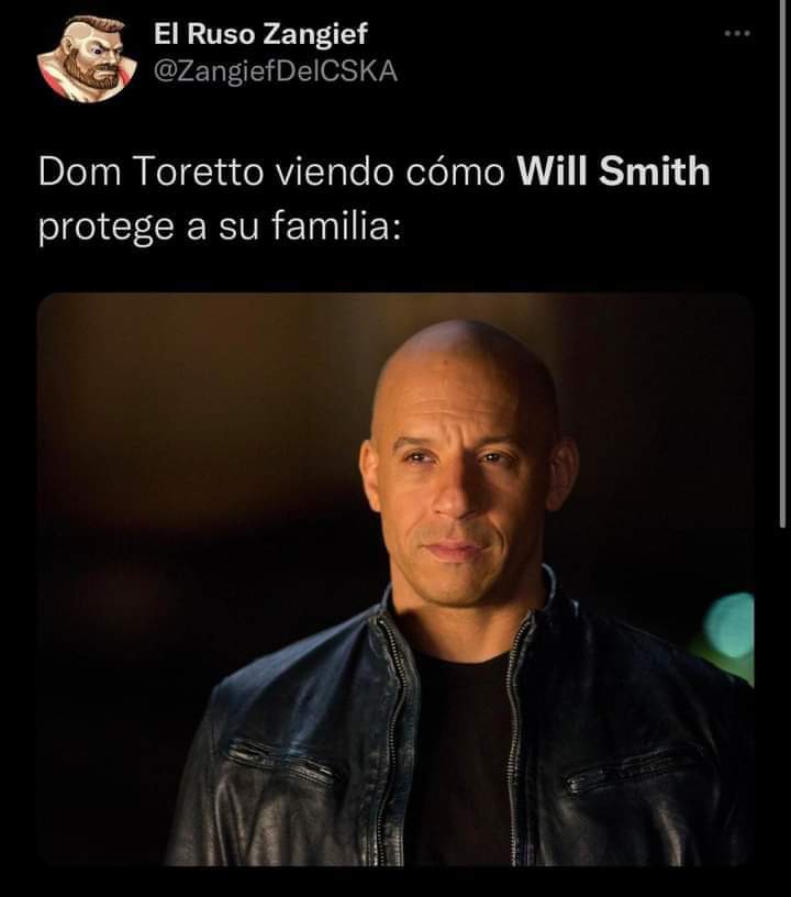 Los memes que dejó la cachetada de Will Smith a Chris Rock 9 Los memes que dejó la cachetada de Will Smith a Chris Rock Un momento épico y muy incómodo se vivió en la edición número 94 de los Premios Óscar, cuando Will Smith golpeó al comediante Chris Rock, luego de que hizo una broma sobre su esposa.