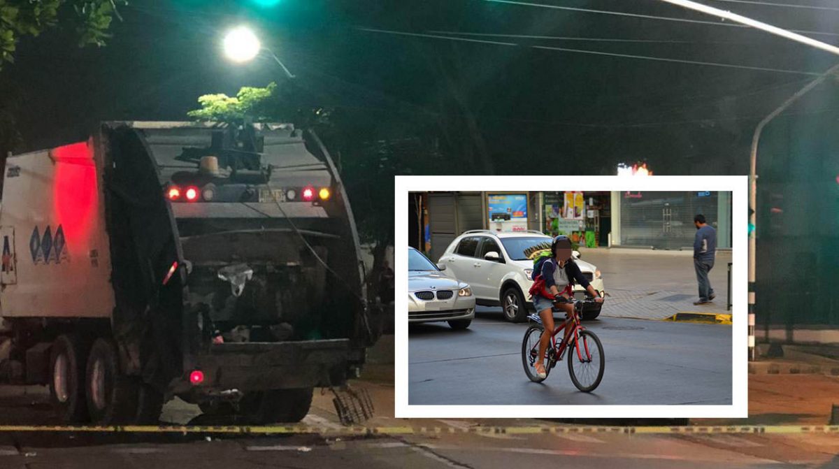 Fallece mujer en 'bici' al ser arrollada por camión de basura en Chapinero En la localidad de Chapinero se presenció un lamentable accidente de una joven de tan solo 25 años que habría fallecido tras ser arrollada por un carro recolector de basura en la noche de este miércoles, cuando se movilizaba en bicicleta.