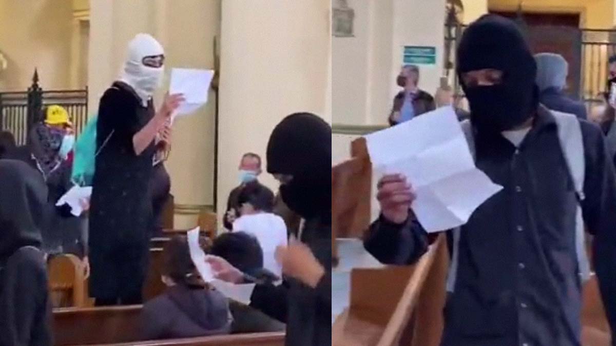 Policía y Fiscalía recogen evidencias sobre el ataque en la Catedral Primada El general Eliécer Camacho Comandante de la Policía Metropolitana de Bogotá, informó que la Policía y la Fiscalía se encuentran adelantando las investigaciones para determinar si la irrupción de varios encapuchados a la catedral primada de Bogotá, puede ser catalogado como un delito contra el sentimiento religioso.