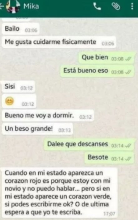 La curiosa estrategia que usa una joven para chatear con su amante 2 La curiosa estrategia que usa una joven para chatear con su amante Los infieles se valen de mentiras y de artimañas para evitar ser descubiertos, y de esto sí que sabe una joven que creó una estrategia para poder chatear con su amante sin que se de cuenta su novio.