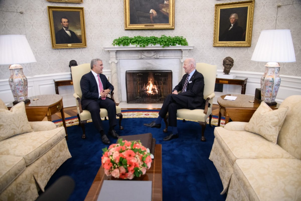 ¡Oficial! Biden oficializó a Colombia como "aliado principal" fuera de la OTAN 1 ¡Oficial! Biden oficializó a Colombia como "aliado principal" fuera de la OTAN El presidente de Estados Unidos, Joe Biden, designó a Colombia como país "aliado principal fuera de la OTAN" como muestra de reconocimiento de las relaciones bilaterales entre ambas naciones americanas.