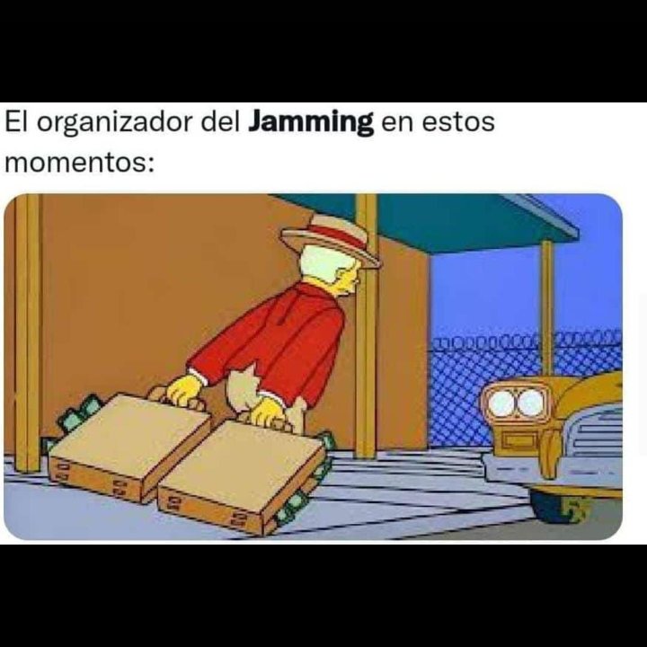 ¡Qué risa! Los memes que ruedan tras la cancelación del Jamming 6 ¡Qué risa! Los memes que ruedan tras la cancelación del Jamming Todo el escándalo generado este viernes por cuenta de la cancelación del Jamming Festival, un mega evento musical que se realizaría este fin de semana del 19, 20 y 21 de marzo en Ibagué, y que fue extrañamente cancelado en las últimas horas sin justificación, dejó varios memes, que ahora ruedan y causan risa en las redes sociales.