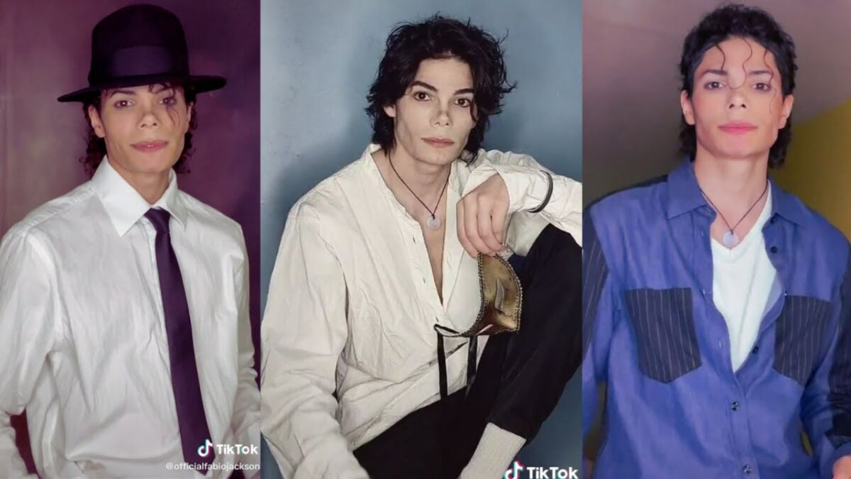 Se hizo famoso por parecerse a Michael Jackson 1 Se hizo famoso por parecerse a Michael Jackson La ventaja de parecerse a un famoso es que gracias a eso es fácil volverse popular. Fabio Jadeson puede dar muestra de ello. Este británico de 28 años es una sensación en TikTok, pues tiene facciones muy parecidas a las del ‘Rey del pop’, Michael Jackson.