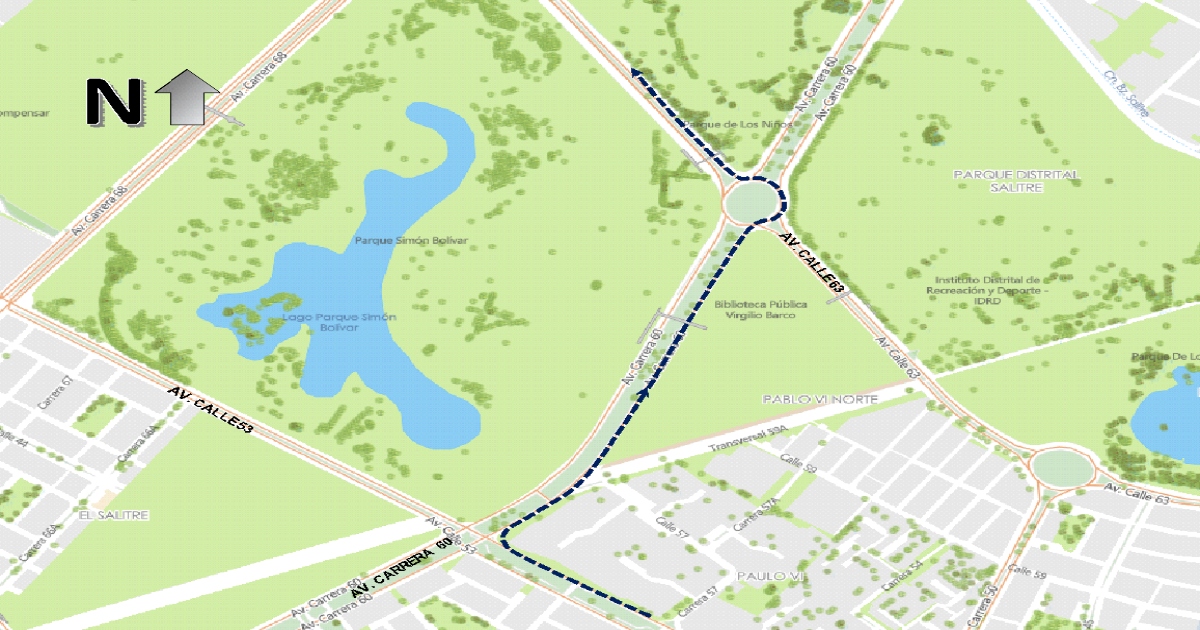 ¡Ojo a los cierres viales que habrá mañana por la Carrera Verde Bogotá! 6 ¡Ojo a los cierres viales que habrá mañana por la Carrera Verde Bogotá! El próximo 3 de abril 4.000 atletas profesionales y aficionados participarán en la Carrera Verde de Bogotá, la cual tendrá inició en el Parque Metropolitano Simón Bolívar en su séptima edición. Por esta razón, póngale cuidado a los cierres y desvíos viales que se van a presentar en Bogotá por la realización de este evento deportivo.