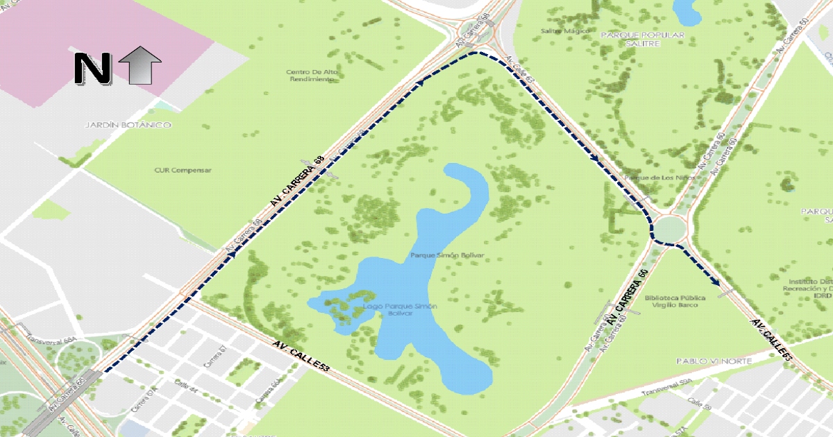 ¡Ojo a los cierres viales que habrá mañana por la Carrera Verde Bogotá! 5 ¡Ojo a los cierres viales que habrá mañana por la Carrera Verde Bogotá! El próximo 3 de abril 4.000 atletas profesionales y aficionados participarán en la Carrera Verde de Bogotá, la cual tendrá inició en el Parque Metropolitano Simón Bolívar en su séptima edición. Por esta razón, póngale cuidado a los cierres y desvíos viales que se van a presentar en Bogotá por la realización de este evento deportivo.