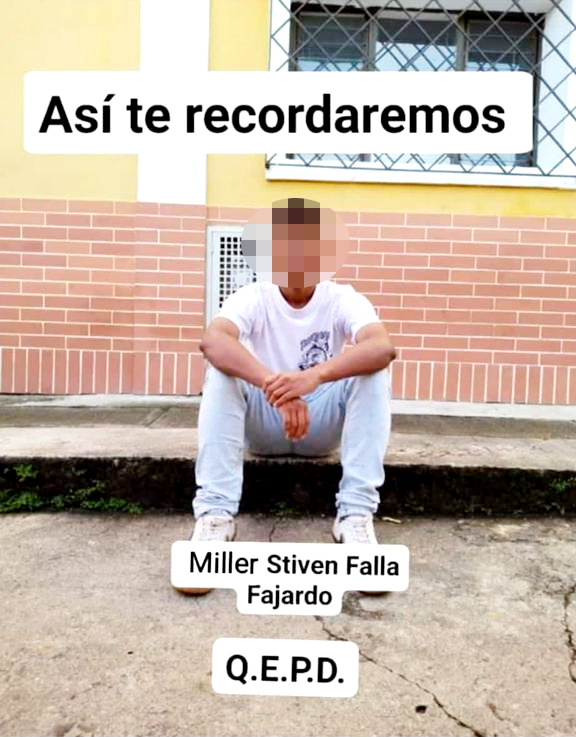 Infames asesinaron a Miller en medio de robo en Kennedy El talento que Miller Stiven Falla Fajardo tenía con el balompié era indescriptible, por eso no era extraño para sus familiares y amigos verlo entrenando sagradamente para convertirse en un futbolista profesional.