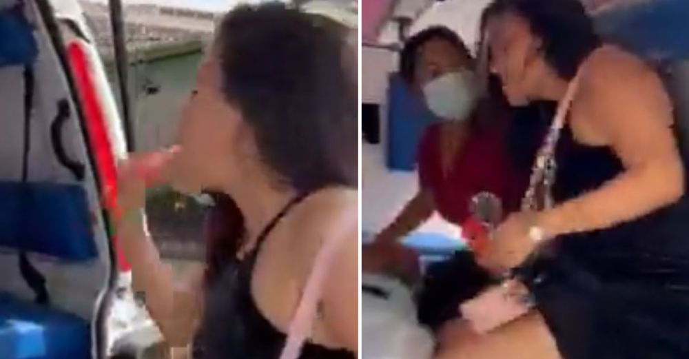 Novia 'tóxica' se montó a ambulancia a pedirle a su novio la clave del celular 5 Novia 'tóxica' se montó a ambulancia a pedirle a su novio la clave del celular Hasta el momento se desconoce qué le sucedió al hombre que fue trasladado en ambulancia y el lugar de los hechos. Lo cierto es que en redes sociales muchos califican la actitud de la novia como "toxica".