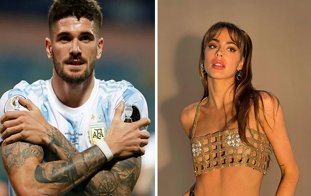 Rodrigo de Paul confirmaría con un tatuaje su compromiso con Tini Rodrigo de Paul se habría tatuado la fecha en la que se comprometió con Tini Stoessel.