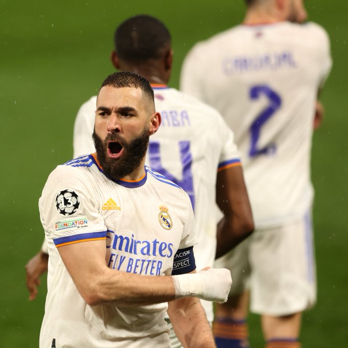 Doble victoria española en jornada de cuartos de la 'Champions' El Real Madrid se impuso 3-1 al Chelsea en Londres este miércoles, con una tripleta de Karim Benzema, en la ida de los cuartos de final de la 'Champions League', así consigue una ventaja importante de cara a la vuelta la próxima semana en el Estadio Santiago Bernabéu.