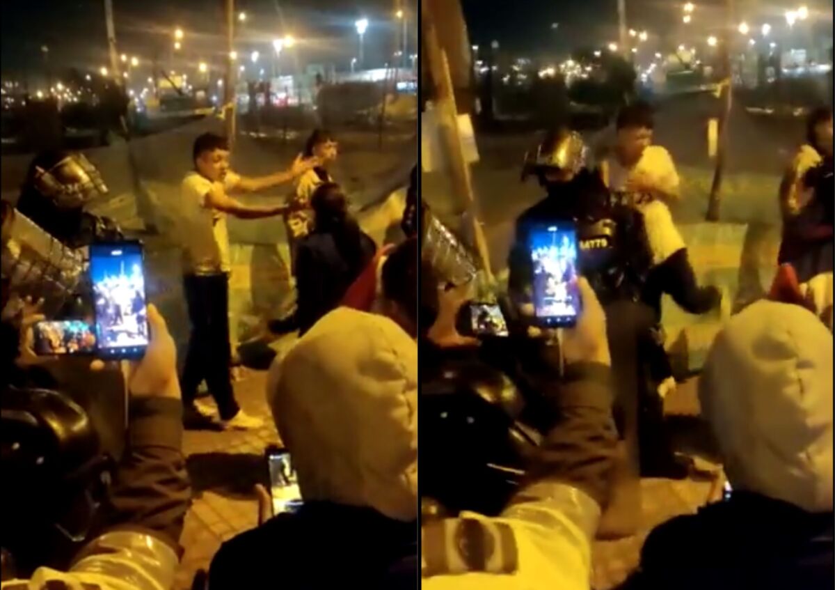 En video: ¡A correazos! así sacó una madre a su hijo de las protestas 6 En video: ¡A correazos! así sacó una madre a su hijo de las protestas En redes circula el video donde una mamá reprende a su hijo por estar hasta altas horas de la noche protestando.