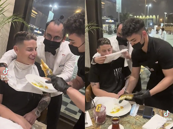James no juega, pero lo atienden como un rey en Qatar 1 James no juega, pero lo atienden como un rey en Qatar El diez de la Selección Colombia, James Rodríguez, ha brillado en las canchas de Qatar pero no por sus jugadas, sino por su ausencia. El futbolista no juega desde el último partido de Colombia, disputado en marzo, es decir que ya completa un mes sin jugar.