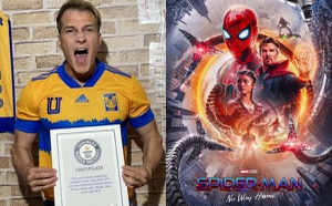 Vio 292 veces ‘Spiderman’ 1 Vio 292 veces ‘Spiderman’ Ramiro Agustín Alanis es un mexicano, residente en Estados Unidos, que logró el récord Guinness por ver más veces la película ‘Spiderman, sin regreso a casa’. El fanático de la cinta la vio en 292 oportunidades, entre el 16 de diciembre de 2021 y el 15 de marzo de 2022. Dedicó 720 horas en este reto.