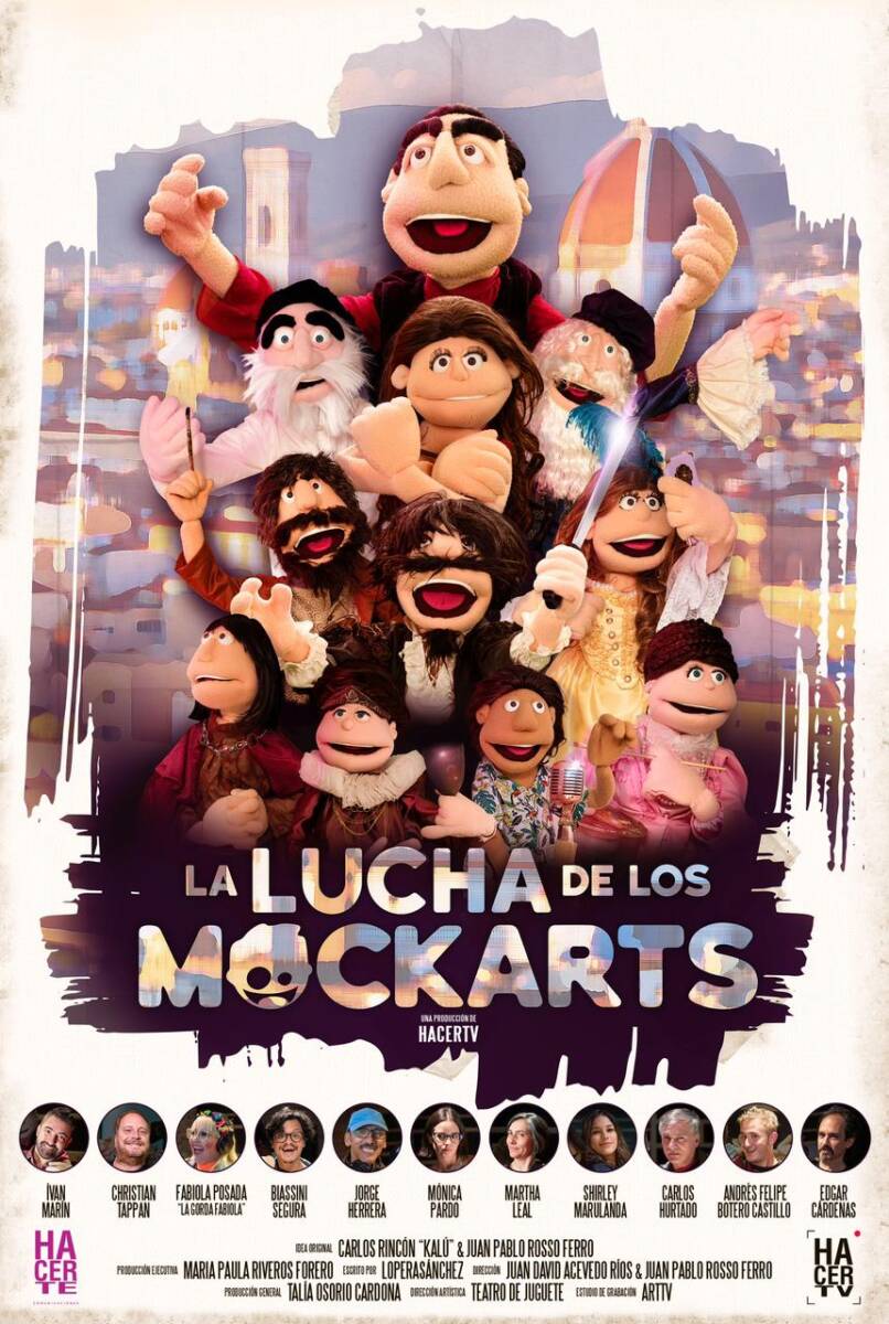 ENTREVISTA: A punta de humor negro, 'Los Mockarts' lo harán partir de la risa 1 ENTREVISTA: A punta de humor negro, 'Los Mockarts' lo harán partir de la risa A la televisión colombiana llegó una serie de comedia para adultos muy divertida y con una nueva propuesta, pues los protagonistas son títeres que interpretan a varios artistas del renacimiento y el barroco italiano. En esta producción harán parte de un reality show cargado de humor negro y sátiras; se trata de 'La Lucha de los Mockarts'.