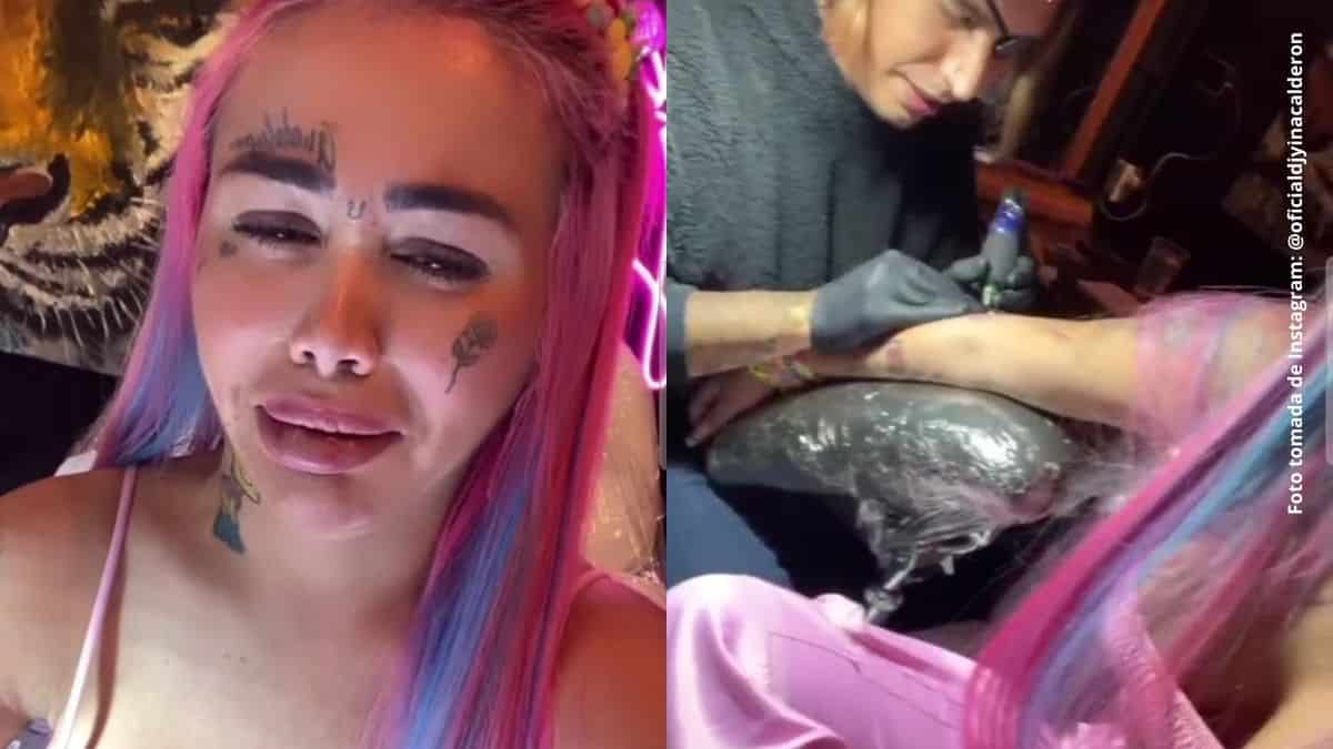 EN VIDEO: Yina Calderón lloró luego de mostrar su nuevo tatuaje 3 EN VIDEO: Yina Calderón lloró luego de mostrar su nuevo tatuaje La influencer Yina Calderón se hizo un nuevo tatuaje y confesó el sufrimiento que sintió, sin embargo, no fueron las agujas del tatuador las que causaron su dolor.