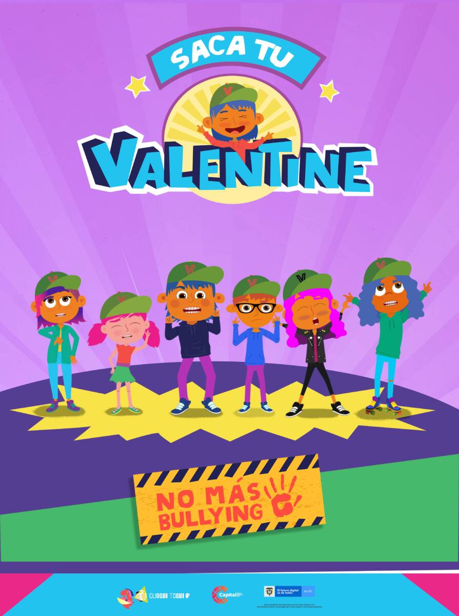 'Valentine': La serie animada colombiana que trata el tema de bullying 2 'Valentine': La serie animada colombiana que trata el tema de bullying Historias reales de bullying hacen parte de ‘Valentine’, una nueva producción animada en donde la infancia aprenderá a resolver estos conflictos constructivamente y a defender sus derechos desde el respeto, para frenar los maltratos y la agresión.