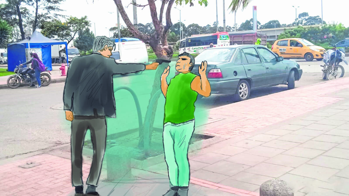 En paradero de Ciudad Bolívar le dispararon a Óscar En toda la esquina del centro comercial MetroSur, en el barrio La Estancia, un disparo segó la vida de Óscar Steven Bernal Marentes, un muchacho de tan solo 22 años de edad. El proyectil que le arrancó la vida resonó cuando la noche del martes acababa de caer en la esquina que da a la Autopista Sur, en un paradero de transporte informal.