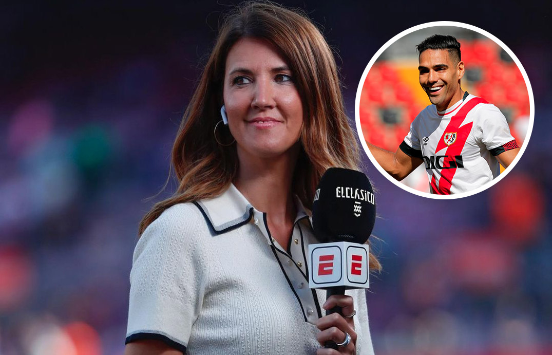 EN VIDEO: Periodista le cambió el nombre a Falcao y terminó emberracada 10 EN VIDEO: Periodista le cambió el nombre a Falcao y terminó emberracada En pleno en vivo, una periodista deportiva se equivocó al pronunciar el nombre del 'Tigre' y, en medio de su disgusto, se le salió decir un insulto. La grabación se ha vuelto viral en las redes sociales.
