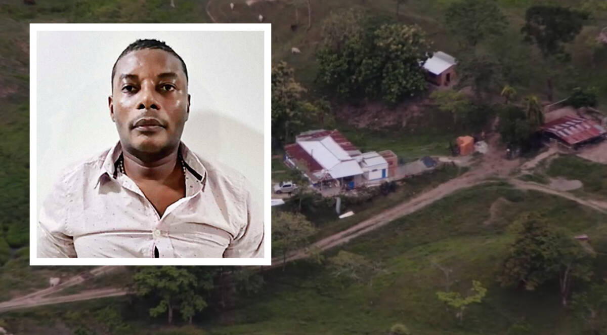 EN FOTOS: La guarida donde se escondía el sanguinario 'Matamba' 1 EN FOTOS: La guarida donde se escondía el sanguinario 'Matamba' Luego de conocerse que Juan Larinson Castro Estupiñan, alias 'Matamba', fue dado de baja en Santander, las autoridades compartieron las fotos de la finca en la que se escondía este delincuente.