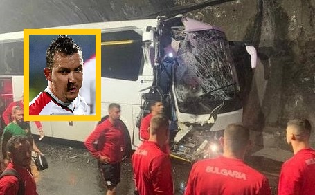 El tremendo accidente que causó una grave herida a jugador de fútbol Todor Nedelev, de 29 años de edad y jugador de la Selección Bulgaría de fútbol de mayores, sufrió&nbsp;una lesión craneal grave&nbsp;luego de que el bus que transportaba a la delegación de ese país sufriera un accidente de tránsito en Georgia, a donde tienen programado este domingo un partido de la Liga de Naciones.