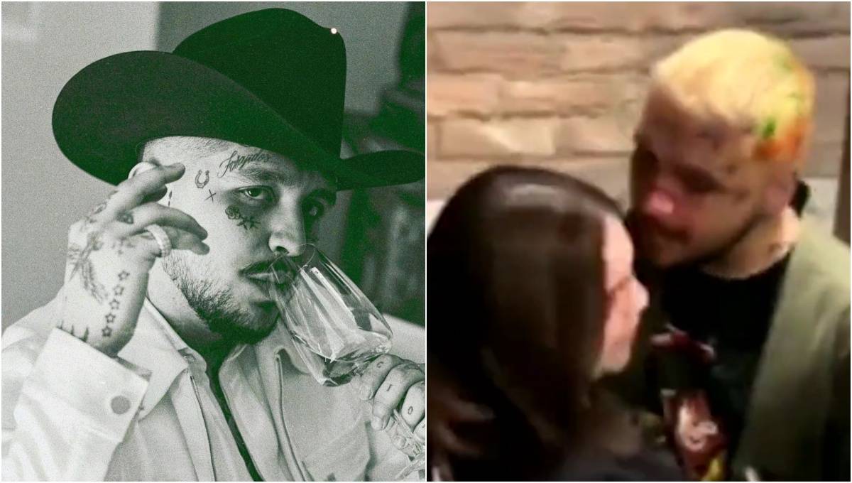 Le dan 'palo' a Christian Nodal por intentar robarle un beso a una fan El cantante mexicano Christian Nodal sigue dando de qué hablar y esta vez está en el ojo del huracán, pues se ha viralizado un video donde aparece intentando besar a una fan que le pidió una foto.