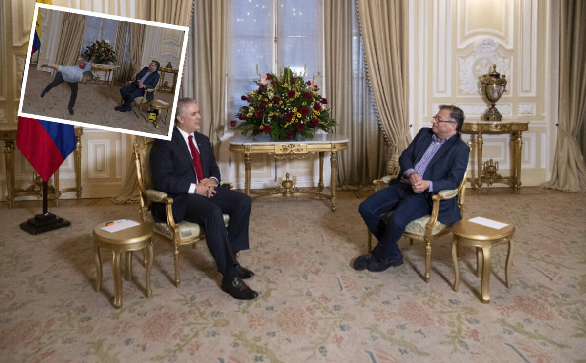 Los memes que dejó la reunión entre Duque y Petro Allí se les tomó una foto donde ambos aparecen sentados hablando y esta imagen fue tomada por los creativos internautas, quienes no dudaron en hacer memes muy graciosos sobre los dos mandatarios.