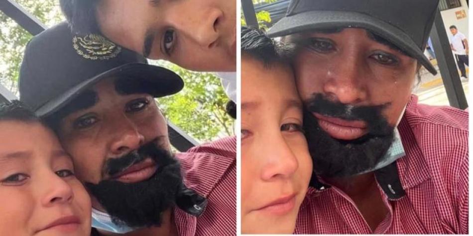 Mamá se disfrazó de hombre para acompañar a sus hijos al colegio el día del padre 2 Mamá se disfrazó de hombre para acompañar a sus hijos al colegio el día del padre El amor de una madre es el sentimiento más puro y sincero que debe existir en el planeta, es conmovedor conocer historias de mujeres que han dado todo por darle lo mejor y ver sonreír a sus hijos. Recientemente con la celebración del día del padre, una mamá se llevó todos los elogios al haber compartido su gesto de amor con sus hijos ante la falta de un papá en sus vidas.
