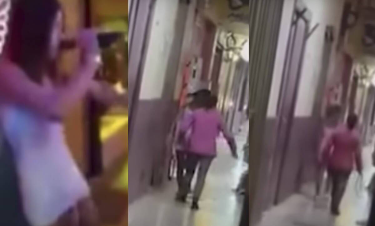 Sacó a correazos a su hija de una discoteca En internet y hasta en la televisión peruana se viralizó el video de una joven, aparentemente menor de edad, que es sacada a correazos por su mamá de una discoteca de Pascamayo (Perú). En un inicio se ve a la chica de vestido blanco animando a los presentes, cuando de repente llega su progenitora y la saca a la fuerza del lugar.