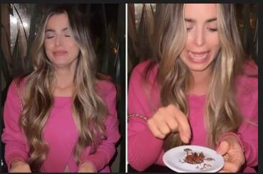 EN VIDEO: Cristina intentó comer grillos, pero no fue capaz Cristina Hurtado es una de las famosas más virales de Colombia, por eso, todo lo que haga se vuelve tendencia. Ahora, la presentadora es viral porque intentó comerse unos grillos y no fue capaz.