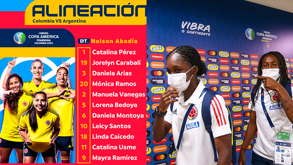 Esta es la titular de Colombia para buscar paso a la final de la Copa América Llegó la hora de la verdad para la Selección Colombia Femenina. Esta noche (7:00 p.m.) las 'Superpoderosas' definirán su paso a la final de la Copa América, enfrentando a Argentina en el estadio Alfonso López de Bucaramanga. Las dirigidas por Nelson Abadía saldrán en una nueva ocasión con ansias de sumar una victoria que las deje cada vez mas cerca del título.