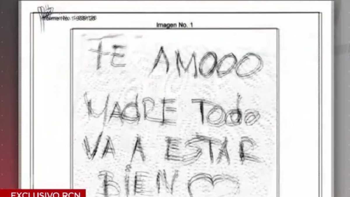 La otra carta que dejó Jhonier Leal al lado de los cuerpos de su mamá y hermano 1 La otra carta que dejó Jhonier Leal al lado de los cuerpos de su mamá y hermano Entre las 200 pruebas que tiene la Fiscalía en contra de Jhonier Rodolfo Leal Hernández para señalarlo como el culpable de las muertes de su mamá, Marleny Hernández, y de su hermano, el estilista Mauricio Leal -perpetradas la madrugada del 21 de noviembre del año pasado-, se encuentra una nueva que no conocían los ciudadanos.