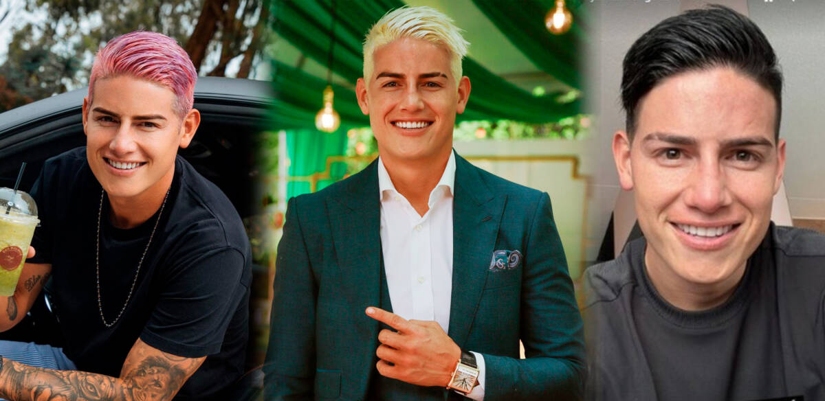 Vuelve y juega: James Rodríguez cambió de look 8 Vuelve y juega: James Rodríguez cambió de look James Rodríguez es nuevamente el tema del que se está hablando en las redes sociales. Esta vez por su nuevo look, que algunos de los internautas lo relacionarían con un cambio de equipo.