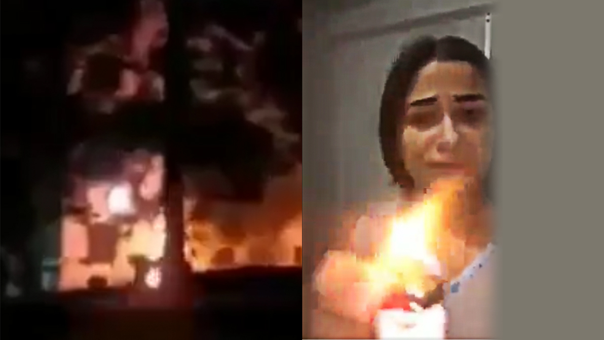 Mujer se prendió candela porque no le perdonaron infidelidad 3 Mujer se prendió candela porque no le perdonaron infidelidad Una mujer se roció alcohol y se prendió en llamas porque al parecer, su pareja no le habría perdonado una infidelidad. Los hechos quedaron registrados en video.