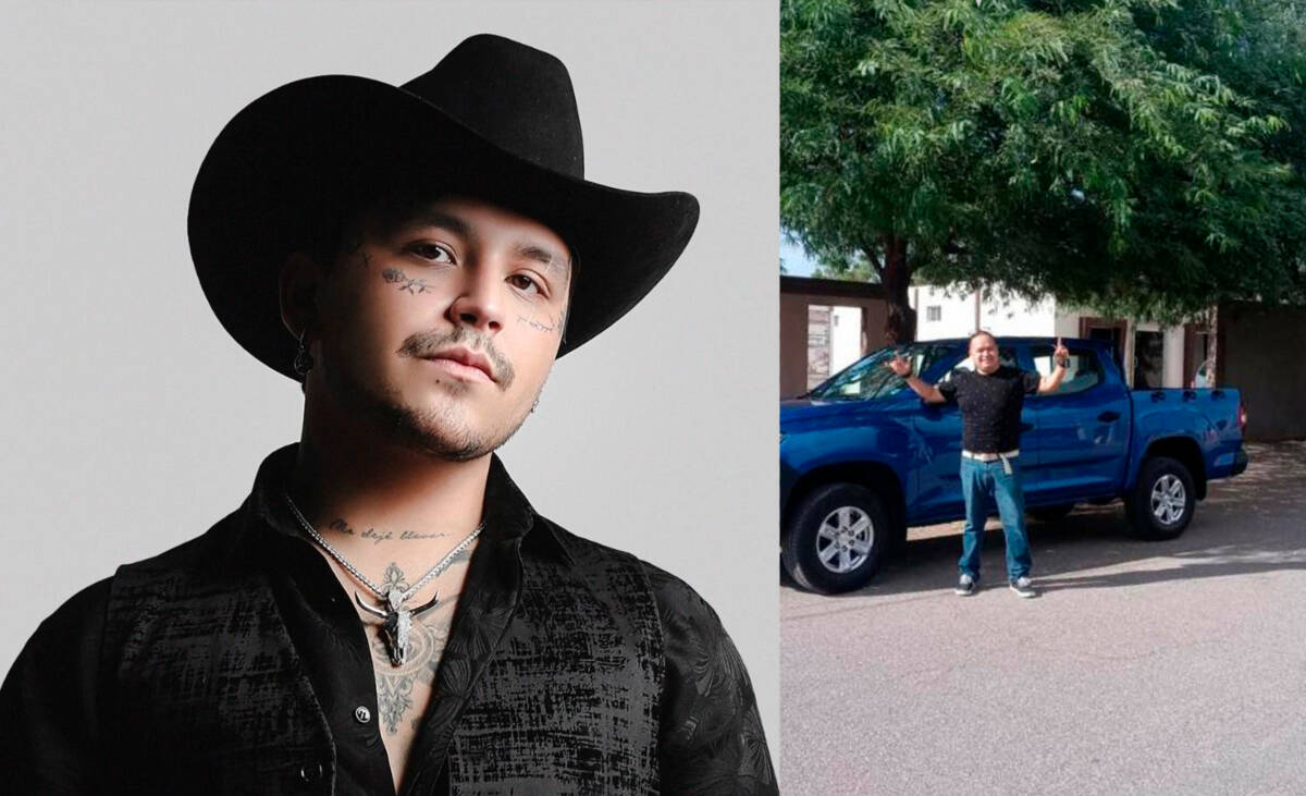 Christian Nodal le regaló lujosa camioneta a su profesor de la primaria 10 Christian Nodal le regaló lujosa camioneta a su profesor de la primaria El cantante Christian Nodal recientemente cumplió una promesa que le hizo a uno de sus profesores de la primaria y le regaló una camioneta.
