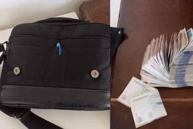 Hombre que encontró $8 millones en un taxi hizo de todo hasta dar con el dueño 1 Hombre que encontró $8 millones en un taxi hizo de todo hasta dar con el dueño Noticias Caracol compartió la historia de Carlos Sandoval, quien vive en Manizales, Caldas y se ha convertido en objeto de conversación porque en un acto de honradez devolvió $8 millones que se encontró dentro de un maletín en un taxi.