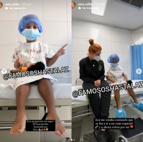 Sara Uribe se alejará de redes para cuidar a su hijo durante recuperación 1 Sara Uribe se alejará de redes para cuidar a su hijo durante recuperación La presentadora Sara contó que su hijo pasó por el quirófano, razón por la cual decidió alejarse de las redes durante algunos días.