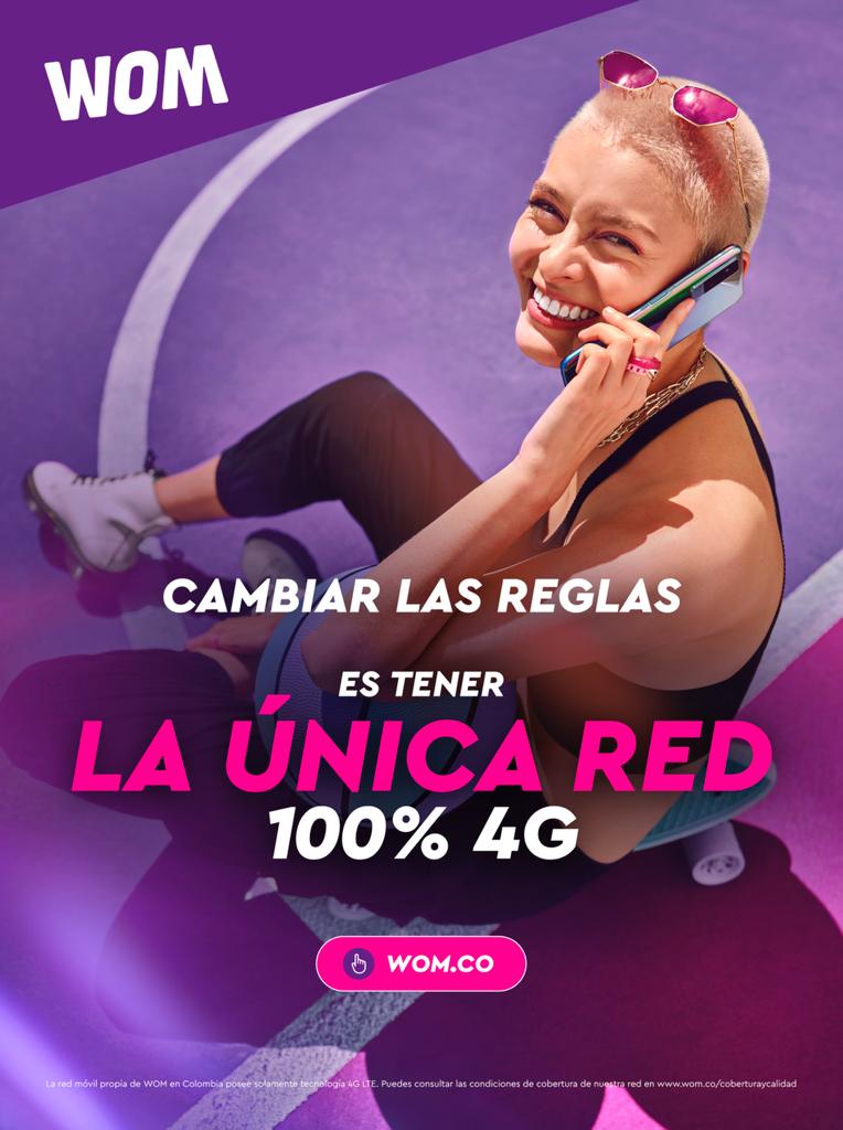 ¡Cambia las reglas! WOM presenta nueva campaña y avances únicos en su red propia ¡Cambia las reglas! Es la nueva campaña del operador de telefonía móvil, WOM, que con solo 15 meses en el mercado colombiano&nbsp;ha provocado una importante reducción en las tarifas de telefonía móvil en el sector&nbsp;y se ha convertido en un referente de cambio por su estilo disruptivo, valiente, honesto y comprometido.