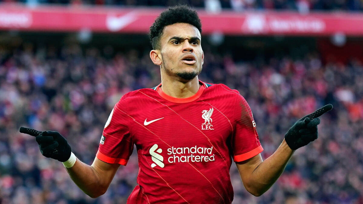 Vea el golazo de Luis Díaz para el empate parcial del Liverpool en Liga Premier 9 Vea el golazo de Luis Díaz para el empate parcial del Liverpool en Liga Premier Luis Díaz se viste de héroe en la Liga Premier. El delantero colombiano, quien disputa con el Liverpool el encuentro ante el Crystal Palace, se fajó un golazo para el empate 1-1 parcial. El colombiano es titular del cuadro dirigido por Jürgen Klopp.