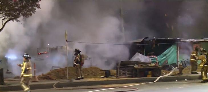 Fuerte explosión en tubería de gas generó pánico en Usaquén En la madrugada de este martes se presentó un grave accidente en&nbsp;la&nbsp;calle 183 con Autopista Norte de Bogotá, en la localidad de Usaquén, donde se generó la explosión de un tubo de gas.