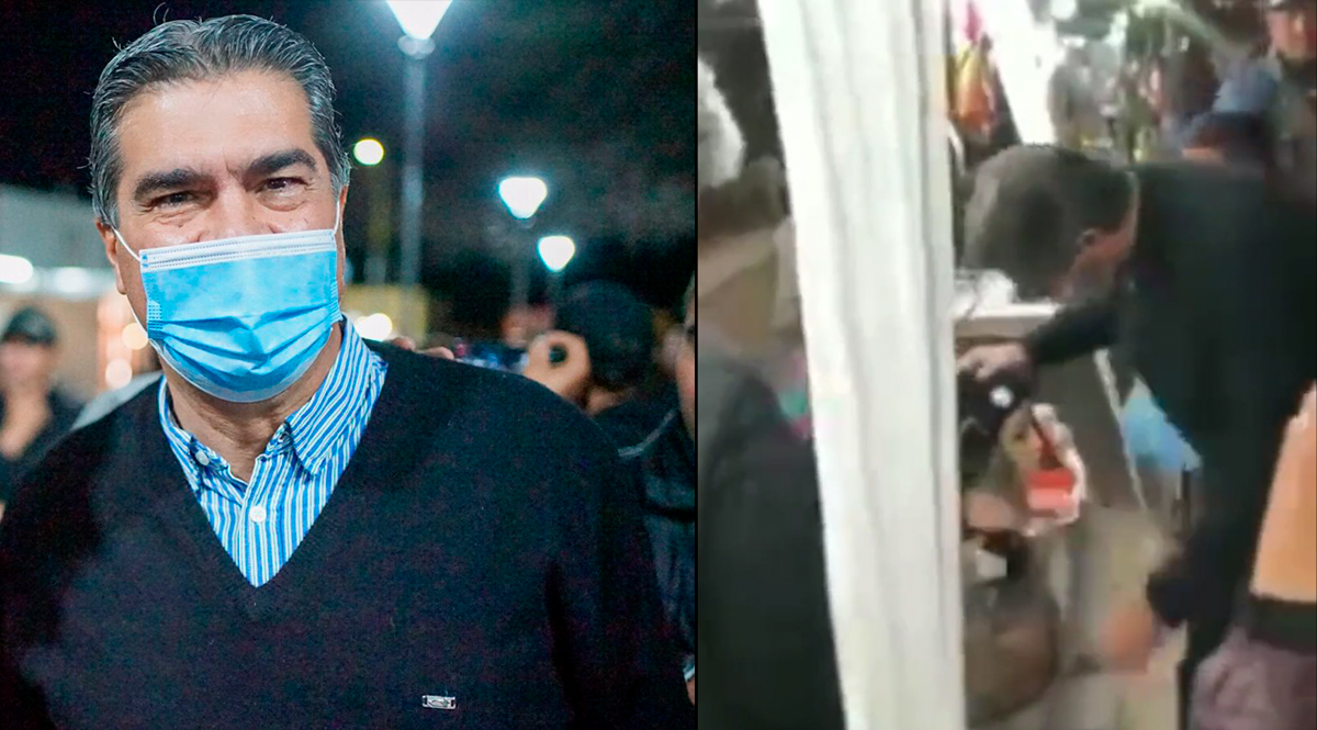 ¡Qué oso! Político saluda a un niño, pero resultó ser un maniquí En video, el cual se ha hecho viral en redes sociales, se registró el incómodo momento que vivió Jorge Capitanich, gobernador de El Chaco (Argentina), luego de besar por error la cabeza de un maniquí.