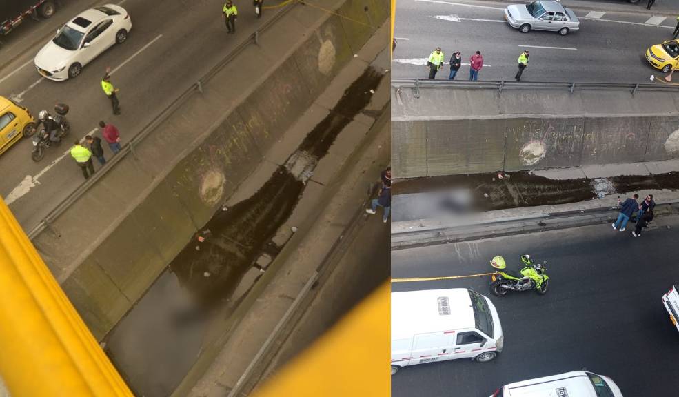 Cuerpo hallado en caño de la Boyacá La mañana de ayer transeúntes y peatones que transitaban sobre la Avenida Boyacá en su cruce con la Calle 63, se encontraron con una lamentable escena; en el caño que separa los carriles de la Avenida Boyacá se encontraba el cuerpo sin vida de un joven.