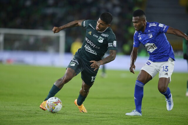 Millonarios goleó al Cali y no suelta la punta de la Liga 1 Millonarios goleó al Cali y no suelta la punta de la Liga En el cumpleaños 484 de Bogotá Millonarios le dio un regalo a los capitalinos. El cuadro 'Embajador' goleó este sábado 4-2 al Deportivo Cali, en el estadio El Campín, y se consolida como líder de la Liga. Además, mantiene su invicto que ya va en seis fechas.