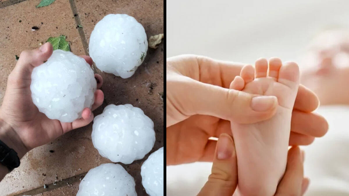 Niña de 20 meses falleció tras ser golpeada por granizo en una tormenta Una bebé de 20 meses murió la noche de este martes al ser golpeada por granizo durante una violenta tormenta, según informaron autoridades locales y sanitarias.