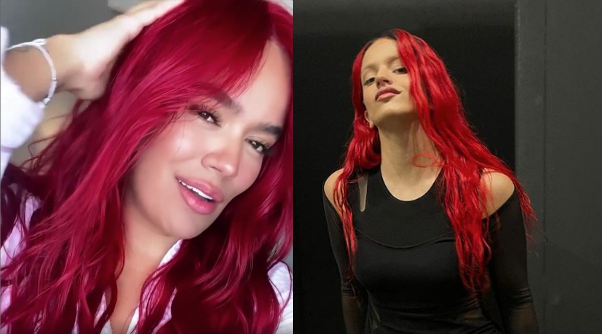 ¿Se copió de la 'Bichota'? Rosalía aparece con el mismo look de Karol G Las artistas del género urbano Karol G y la Rosalía hoy son tendencia por un inesperado cambio de look que tuvieron las dos y que paralizó las redes sociales.