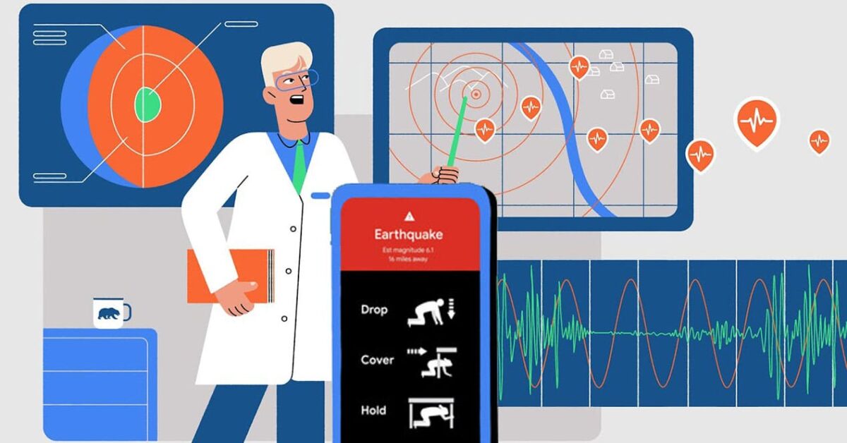 ¿Cómo funciona la alarma de Google que generó pánico por temblor en Santander La alarma que recibieron los ciudadanos de Santander fue la de “temblor moderado/extremo” y que sugiere al usuario tomar tres acciones, acompañados de dibujos explicativos: “agáchate, cúbrete, aférrate”.