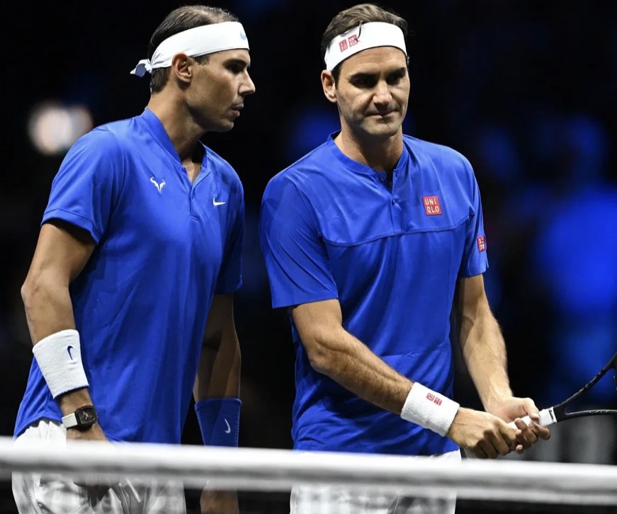 En imágenes: el último partido de la leyenda, Roger Federer El último partido de la carrera tenística del suizo Roger&nbsp;Federer&nbsp;comenzó este viernes en Londres, con ocasión de la Laver Cup, en un encuentro de dobles haciendo pareja con el español Rafael Nadal, que se enfrentan a los estadounidenses Jack Sock y Frances Tiafoe.