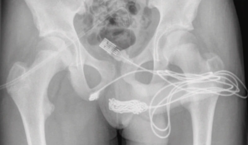 Joven insertó un cable USB por su uretra para medir su miembro  Recientemente se conoció el caso de un joven de 15 años que se insertó un objeto de manera voluntaria en su pene, según él, para medir su miembro internamente.