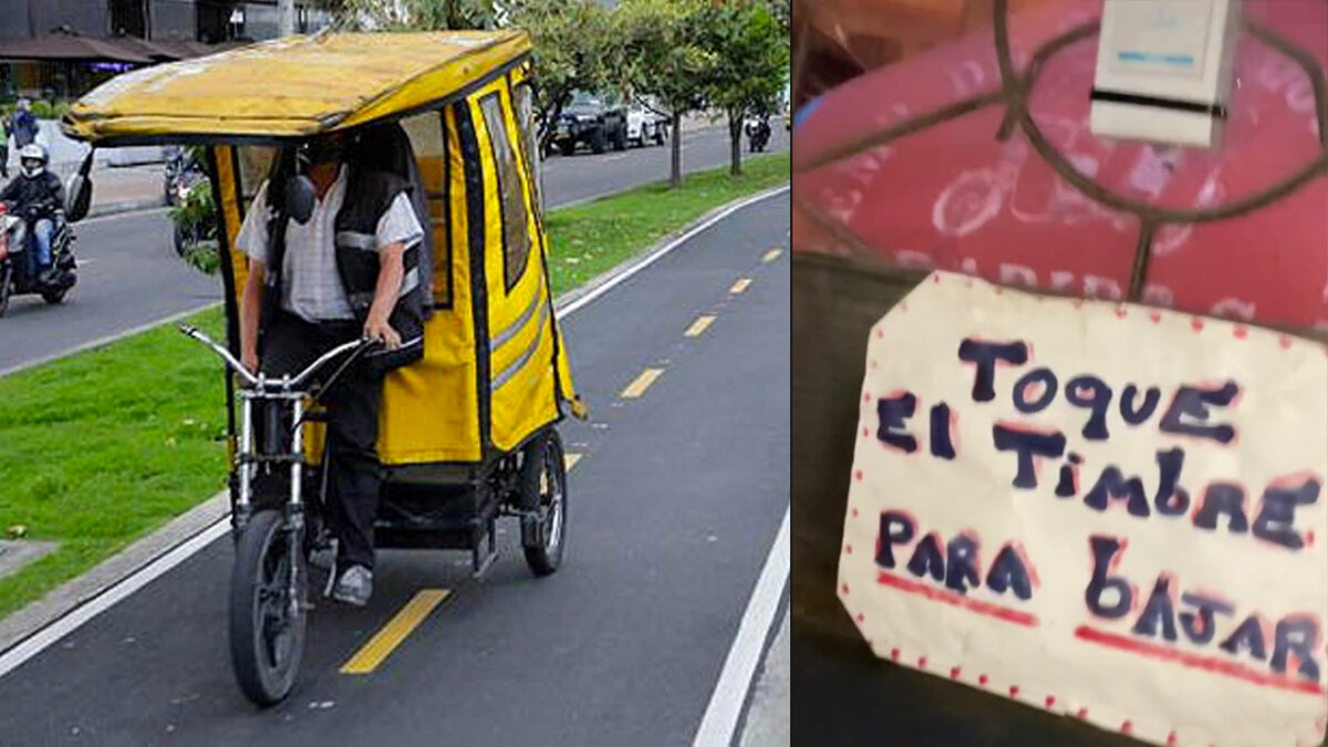 Le puso timbre a su mototaxi para que los pasajeros se bajen 4 Le puso timbre a su mototaxi para que los pasajeros se bajen Guillermo de la Cruz es un peruano que descubrió al mototaxista más recursivo de su país. Y es que, para brindarle un buen servicio a sus pasajeros, el conductor le puso a su vehículo un timbre para que ellos se bajen.