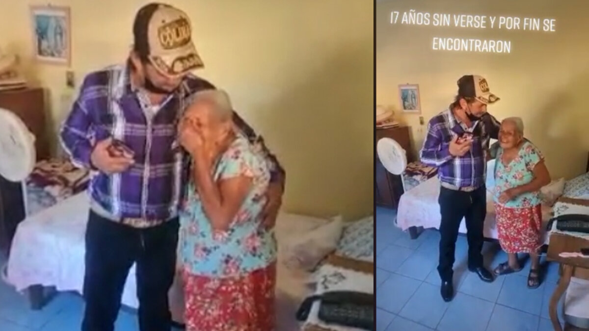 Mujer reconoció a su hijo cuando este le cantó La historia de una mujer que estuvo separada de su hijo durante 17 años se ha hecho viral, pues después de tantos años, además de haber quedado ciega por una mala operación, el reencuentro con él se dio y ella lo pudo reconocer por su canto.
