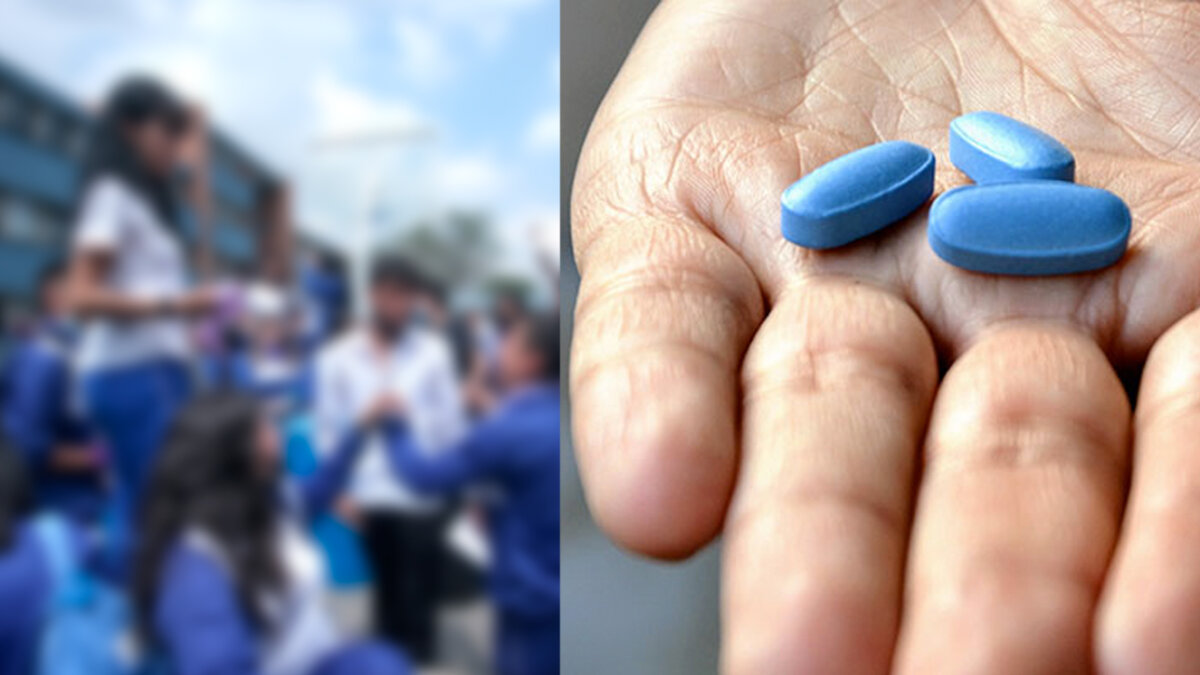 Niñas engañaron a sus compañeros para consumir viagra y terminaron intoxicándolos Dos niñas de grado quinto, al parecer, luego de ver el "reto del viagra" en la red social TikTok, convencieron a sus compañeros del colegio para que se tomaran una gaseosa, pero sin decirles que esta bebida tenía tres pastillas de viagra.